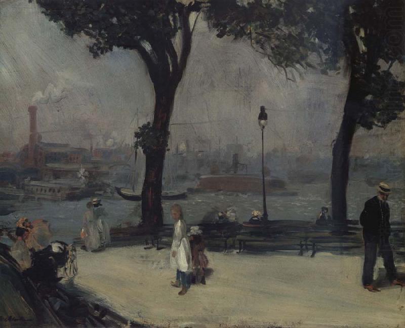 Park on the River, William Glackens